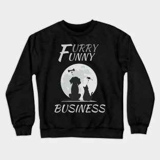 Funny and furry twos Crewneck Sweatshirt